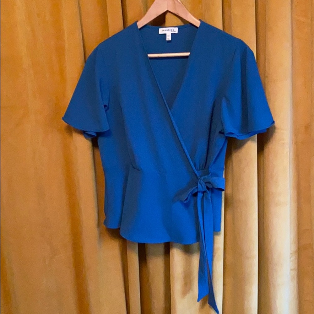 Wrap blouse